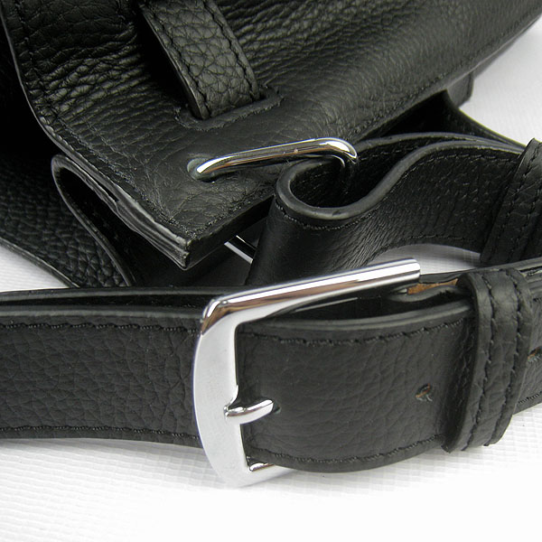 Replica Hermes Jypsiere 34 Togo Leather Messenger Bag Black H2804 - 1:1 Copy - Click Image to Close